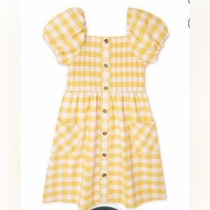 Wonder nation girls puff sleeve dress